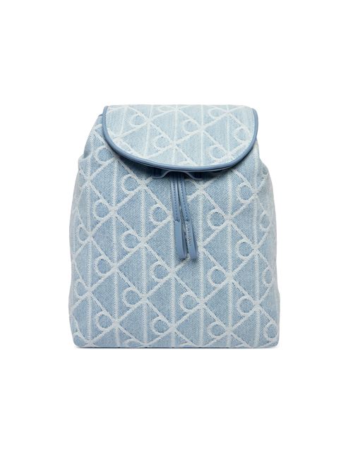 CALVIN KLEIN Zaino denim in jacquard con logo CALVIN KLEIN | LV04F3508GYBZ